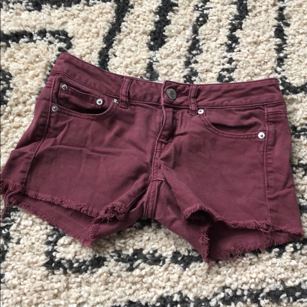 Maroon shorts